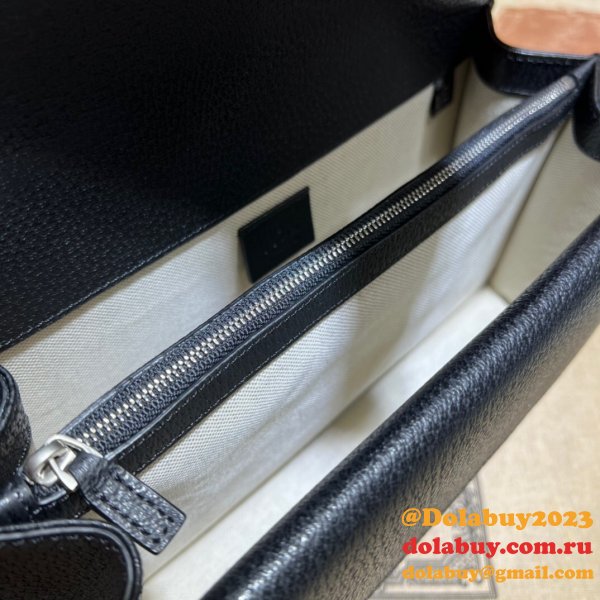 The highest quality Gucci Dionysus GG Supreme Shoulder Bag 400249 Black