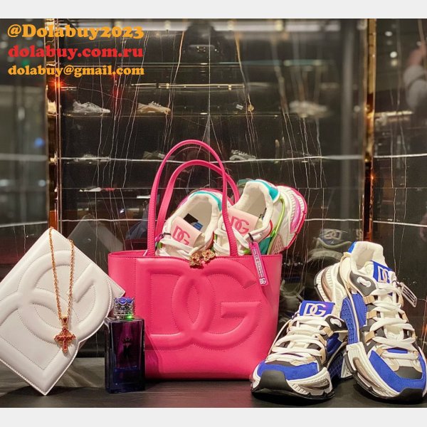 Luxury Replica Dolce & Gabbana Shopping DG Logo Tote 6650 Store Bag