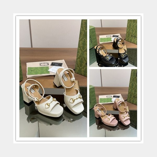 Duplicate gucci Lady horsebit-detailed leather sandals