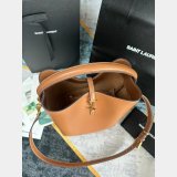 Le 37 In Shiny Leather Hobo Buckets 742828 Replica Saint Laurent Bag