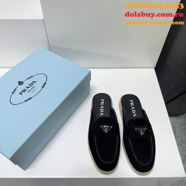 Wholesale Replica Prada 1:1 Designer Saint-Tropez Loafers Shoes