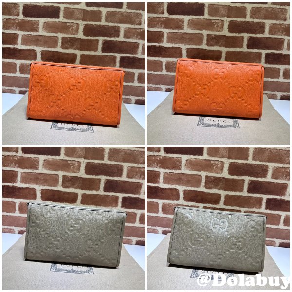 Sale 1:1 Gucci Jumbo GG Pouch 739490 Replica Handbag