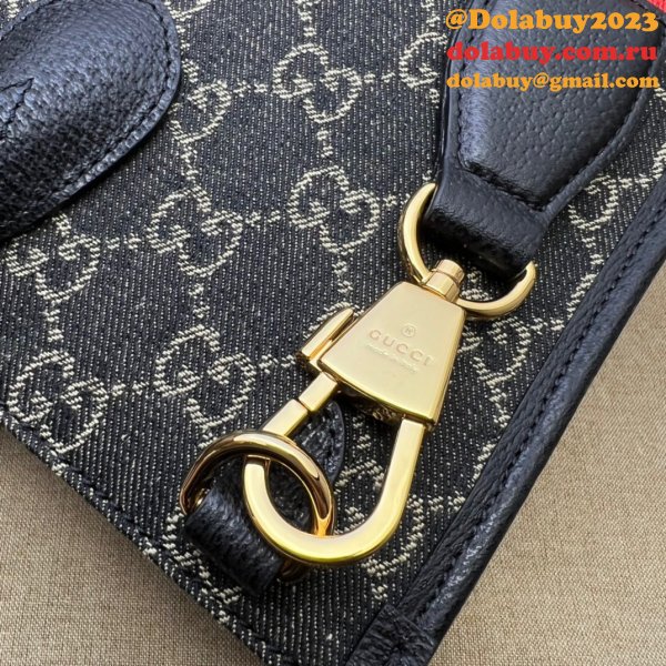 Replica Gucci Designer tote 674155 Interlocking G in GG Supreme