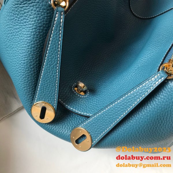 Hermes Replica Blue Lindy 26cm Bags Sale Outlet Online