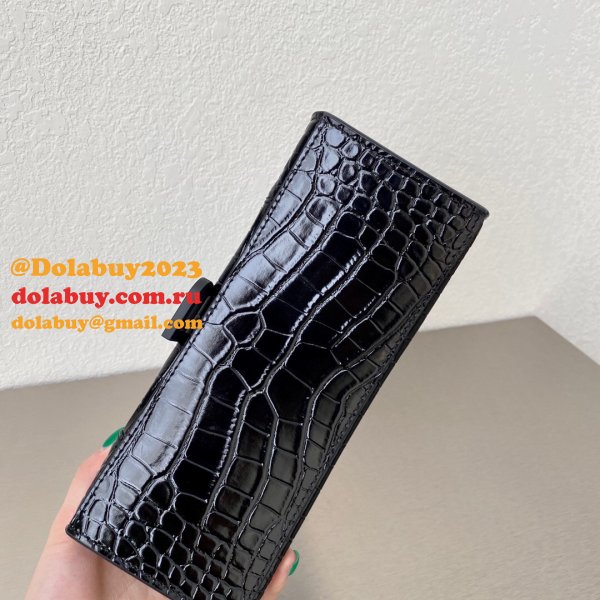 BEST BALENCIAGA KNOCK OFF CROCO HOURGLASS 19/23CM