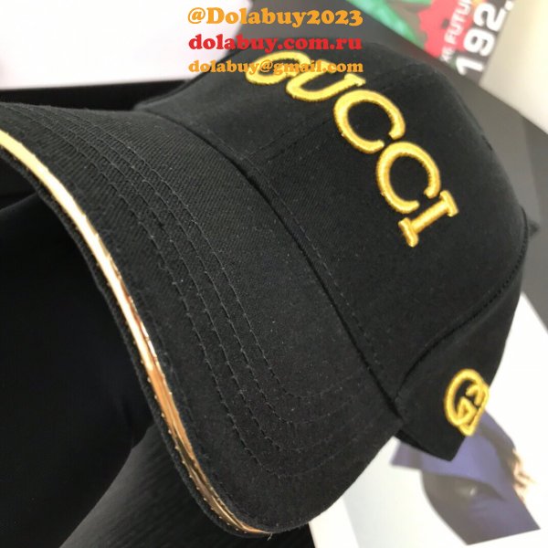 Best Gucci Court simple embroidery logo Baseball cap