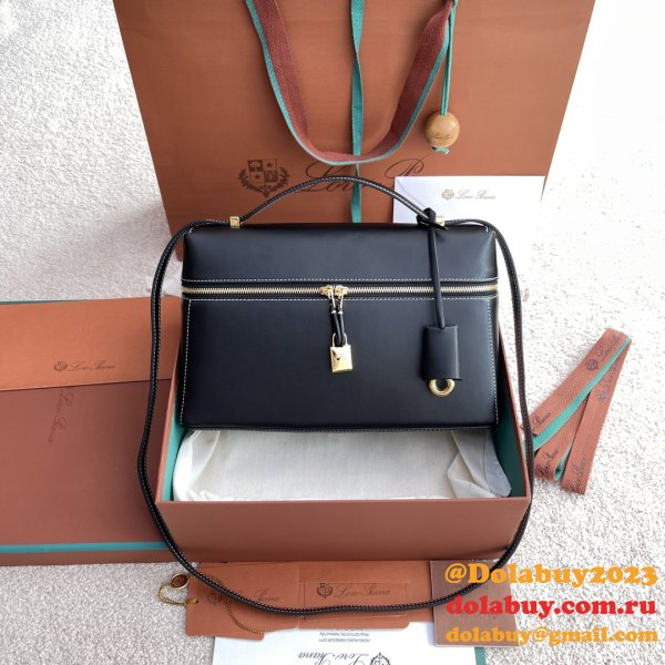 Perfect Loro Piana Extra Bag L27 patent leather