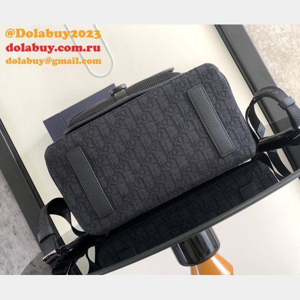 Luxury men Duplicate dior Oblique backpack