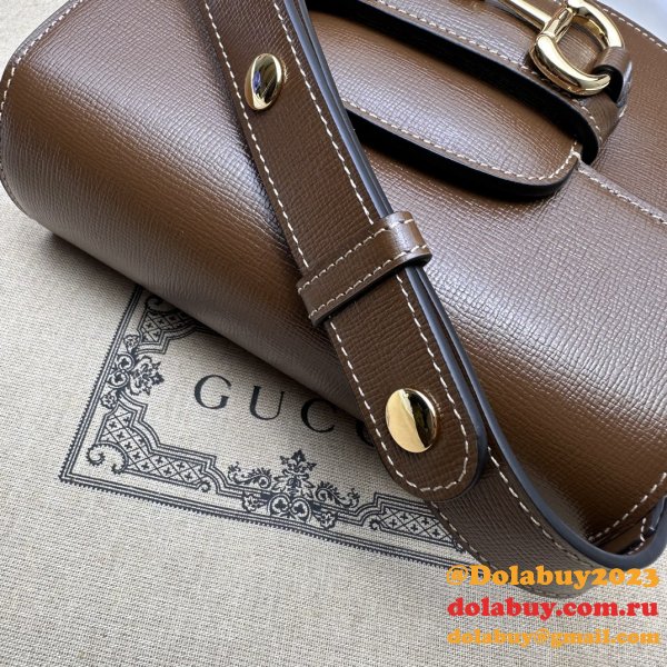 Gucci Knockoff Horsebit 1955 Crossbody Rounded 760191 AAA+ Bag