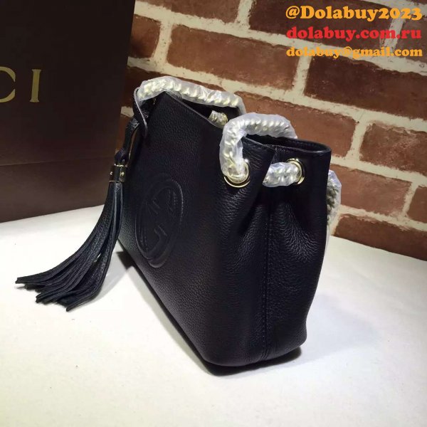 Top Quality Gucci Soho Leather Chain Strap Shoulder 387043 Bag