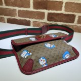 Beige Doraemon x Gucci Replcia small belt 647817 bag