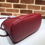 7 Star Gucci Top Quality Leather Convertible Micro GG Dome 449663 Bag