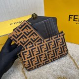 Fendi Best Fashion 212200 Maca embossing Apricot Bags