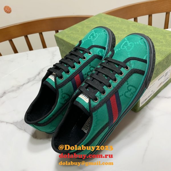 Duplicate Men/Women Best 1977 Gucci Replica High Quality Canvas Shoes