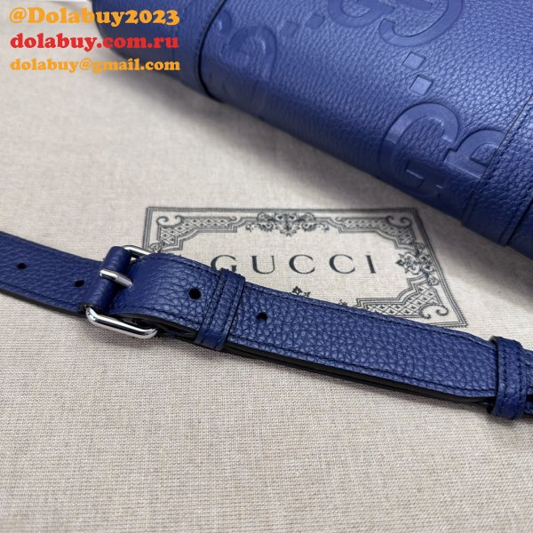 Jumbo Gucci Inspired GG 1:1 Mirror Messenger 760234 Blue Bag