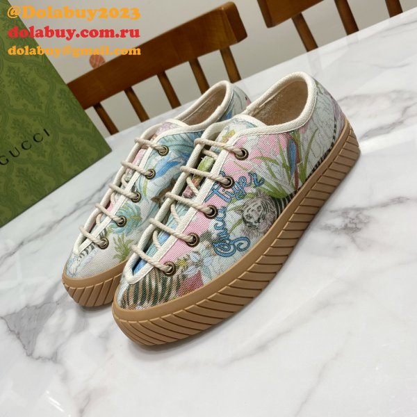 Gucci Shoes Replica Double G Canvas 1:1 Mirror High-Quality