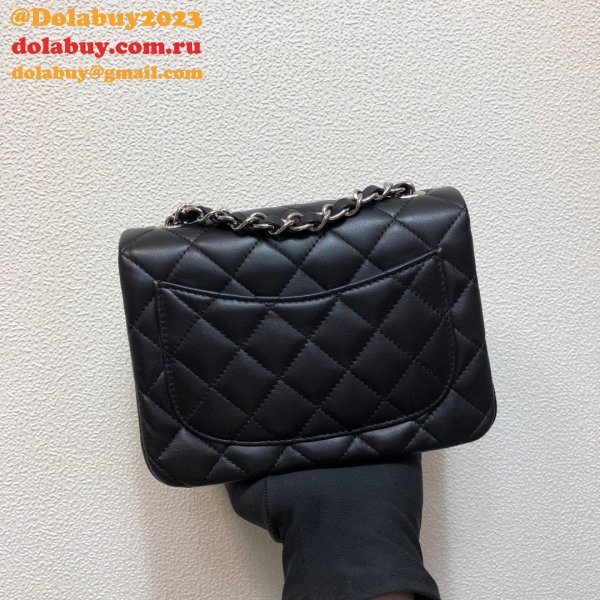 Fashion CC 1115 Lambskin Flap Bag 17cm