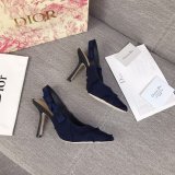 High Top Quality Replica Fashion Dior Navy Blue Tassel Shoes