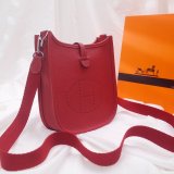 Replica Hermes Mini Evelyne TPM Bag Red