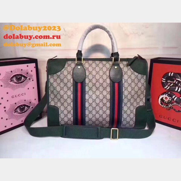 Gucci High Quality Shoulder Hand Boston 459311 Brown Green Bag