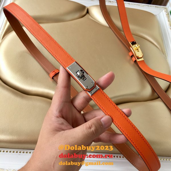 7 Star hottest selling hermes kelly thin belt 17mm