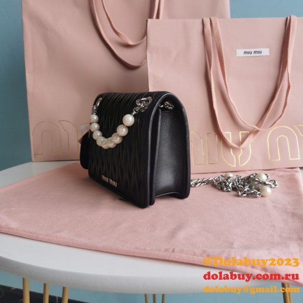 Shop High Quality Matelasse 5BP065 Replica Miu Miu Handbags