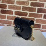 Gucci Luxury Fashion Replica Designers 675801 Horsebit 1955 Lizard Chain Bag