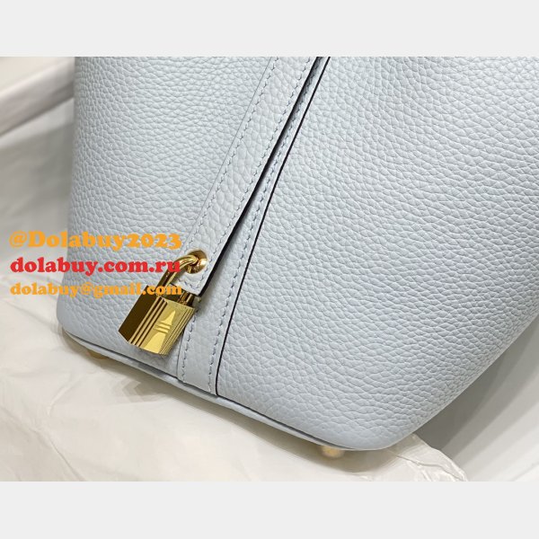 Luxury 7 Star Replica Designer Hermes Picotin 18/22cm Gold Online