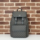 Men Gucci 792114 Ophidia Small GG Backpack Ebony Supreme Copy Bag