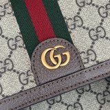 Men Gucci 792114 Ophidia Small GG Backpack Ebony Supreme Copy Bag