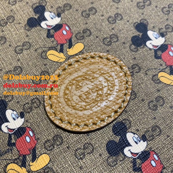 Best Beige Disney x Gucci round shoulder 603938 Replica bag