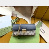 Buy Best Gucci Replica 658226 Padlock 2021 New Black/White Handbag