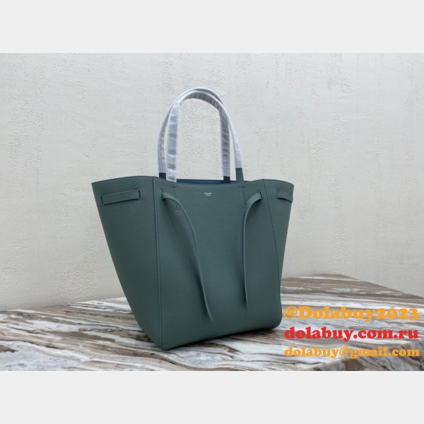 Replica Celine Light Green Small Cabas Phantom Bag