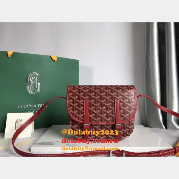 Copy Goyard Chevron Belvedere Duplicate Messenger GY020098 Fake Bag