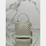 Luxury Prada Saffiano hollow basket women bag