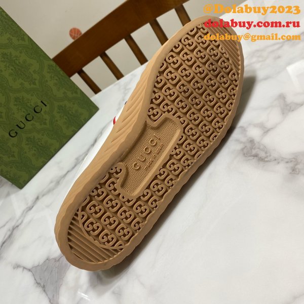 Gucci Shoes Replica Double G Canvas 1:1 Mirror High-Quality