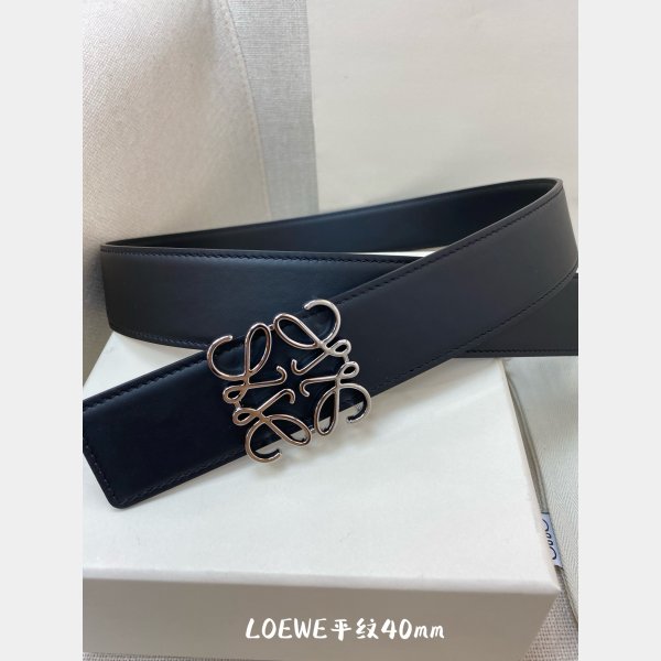 Loewe Designer Replica Top 4.0CM Width Double-Sided Cowhide Belt