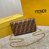 Fendi Best Fashion 212200 Maca embossing Apricot Bags