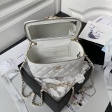 Best Luxury Fake Designer Vanity Ap2199 Chain Top Bnib Black